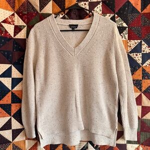 Topshop Cream Knit Sweater